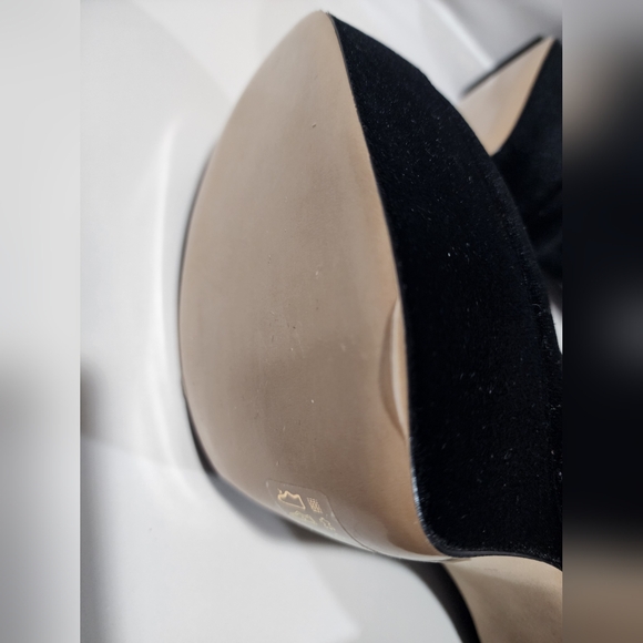 Larroude Women's Dolly Stretch Velvet Platform High Heel Boots 8.5 New $350 - Picture 3 of 12